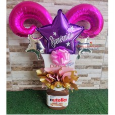 FC01 Mini Bouquet Balloons and Nutella