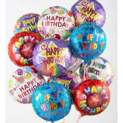 18" Happy Birthday Ballon