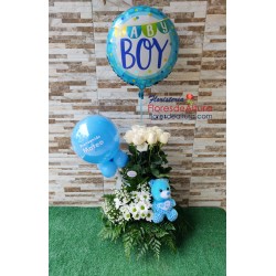 AN57 Arreglo Rosa, Deysi y Globo