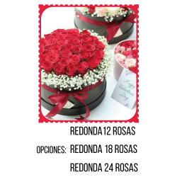 RC07 Caja Redonda Rosas