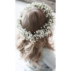 CO06 Baby's breath flower crown