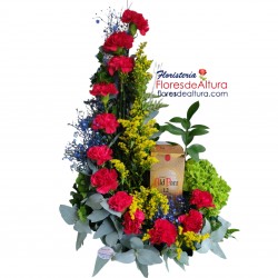 AC03 Claveles Rojos y Vino 