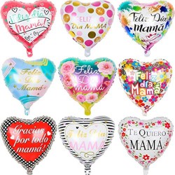 9" Love Mom Balloon 