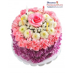 Birthday Flower Cake